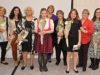 Volunteers at the CAREERS Thrift Boutique were all honored for their hard work and dedication to supporting CAREERS.  Featured in the photo are CAREERS clients Kelly Galvin (white shirt with pink dress) and Kate Smith (black dress) who both work at the Thrift Boutique.